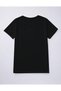 STYLE-X HEART PRINTED OVERSIZE SIZE BLACK AND WHITE COLOR TSHIRT - 2