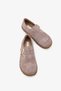 Women's Genuine Leather Strap Casual Shoes Tamia Mink Suede - 4