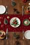 Christmas Concept Runner Christmas Decoration Tablecloth Christmas Merry Christmas Red Cloth - 5