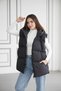 Women's Black Puffer Vest - 2