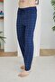 Premium Men's Plaid Relaxed Fit Cotton Waist Tie Pocketed Sweatpants/Pants/Pajama Bottoms - 2