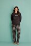 14102-8 Women's Perfect Thermal Long Sleeve Pajama Set - 6