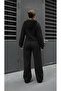 NEW SEASON Women's Sporty Chic Zip-Up Three-Thread Cotton Fabric Top-and-Bottom Tracksuit Set 0057 - 4