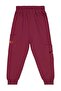 Civil Boy Child Opss! Printed Sweatpants |   2 Rope Printed |   School Nursery and Daily Use - Burgundy - 2