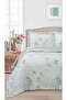 Breeze Ruffled Double Bedspread Set - 260X240 cm - with Pvc Bag