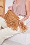 Via Del Corso the Knitted Paper String Portfolio Bag |   Strength |   Tassel Detailed |   Lined & Zippered - 3