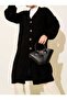 Long Sleeve Buttoned Knit Cardigan with Hair Braid Detail - 2