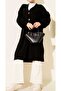 Long Sleeve Buttoned Knit Cardigan with Hair Braid Detail - 3