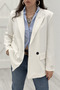 Double Button Basic Blazer Jacket 4S2004 - 2