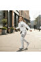 Girl's White Printed Crop Tracksuit Set – Cotton, Elastic, Pockets - 5