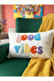 Good Vibes Punch Embroidered Pillowcase - 30*50cm - Rectangular Pillowcase - 2
