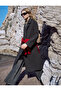 X Şahika Ercümen - Oversized Coat with Long Buttoned Pockets Double-Breasted