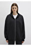Women's Zippered Black Sweatshirt 1610221-900 - 4