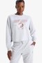 NBA Brooklyn Nets Hellgraues Damen-Sweatshirt E8863AX/GR421 - 3