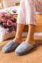 Women's Indoor Slippers Winter Home Shoes Effectively Soft Silent Sole Red0002 - 3