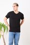 Men's 100% Cotton Slim Fit Slim Fit V-Neck Basic T-Shirt - 4
