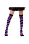 Striped Laptop Organic Cotton Socks Women's Over-The-Knee Socks - 4
