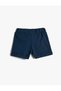 Printed Short Shorts Cotton Lace Waist - 2