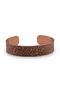 Copper Handmade Magnet Ivy Pattern Copper Bracelet, Natural Design for Energy Healing (Unisex) - 4