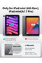 واقي زجاجي مقوى شفاف كريستالي لجهاز iPad mini 7/6 شفاف - 8
