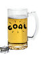 Goal Printed Beer Glass - Goal Printed Beer Glass