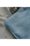 Mineşeşaro Baby Blue Ethnic Monogram Cotton Shawl - 4