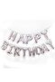 Silver Happy Birthday Foil Balloon
