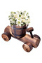 OneDcor Car Succulent Wooden Flower Pot - Car Planter (Style_1) - 4