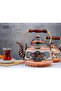 1.6 Liter Hand Embroidered Nostalgic Single Pewter Forged Copper Teapot, Teapot, Kettle - 7