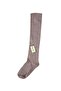 Mother Socks 2Pairs Knee High Thick Warm Lycra Flexible Wool Comfortable Long Socks 36-40 Smoked Beige Gift - 3