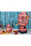 ساموفار نحاسي كهربائي مطرز سعة 6 لتر 220 فولت