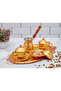 2-Person Embroidered Copper Cup Set, Set (Tray Turkish Delight Bowl, 2 Cups, 2-Person Coffee Pot) - 4