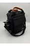 Lossa Tan Soft Satin Leather El Shoulder and Backpack - 2