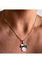 Mineli/New Year/Gift/Cute Bear Themed Steel Chain Bracelet-Necklace Set - 3