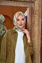 مارakesch Collection وشاح ناعم قمح كاكي 1199-11