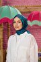 مارakesch Collection وشاح ناعم بيرسي أزرق أخضر 1196-03