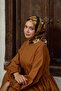 مجموعة مراكش وشاح ناعم أسود خردل 1197-15