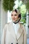 Summer Shine Collection Soft Scarf Bitter Mink Cream 1186-06 - 2