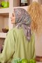 Ipekhan Ethnic Series Soft Green Cotton Viscose Scarf 1116-03 - 3