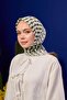 مجموعة مراكش وشاح ناعم كاكي أبيض 1194-06