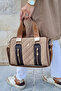 Women's Cream Quilted Hand and Shoulder Bag - 6