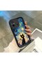 Xiaomi Poco C55 Compatible Black Silicone Cat Pattern Shock Absorbing Phone Case
