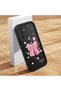 Samsung Galaxy A14 Compatible Black Silicone Bow Pattern Shock Absorbing Phone Case - 2