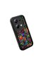 Xiaomi Poco M6 Pro 4g Compatible Black Silicone Graffiti Pattern Lens Protection Phone Case - 3