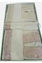 Candidum Bamboo Family Bathrobe Set 6 Pieces Cream-Pink/Cream-Beige - 2