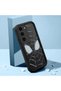 Samsung Galaxy S23 Compatible Black Silicone Fun Patterned Shock Absorbing Phone Case - 2
