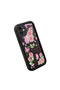 Elegan Phone Case with Rose and Butterfly Pattern in Black Silicone Compatible with iPhone 11 - 4