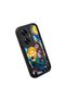 Realme C55 Compatible Black Silicone Van Gogh Starry Night Patterned Anti-Slip Phone Case - 3