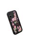 Redmi 12C Compatible Black Silicone Rose and Butterfly Patterned Elegan Phone Case - 4