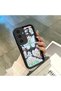 Samsung Galaxy S24 Plus Compatible Black Silicone Zambaq and Butterfly Patterned Elegan Styles Case